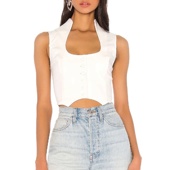 Revolve: Superdown - Frasier top in white (new) - Picture 4 of 7